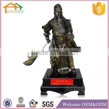 Factory Custom made best home decoration gift polyresin resin copper buddha statue