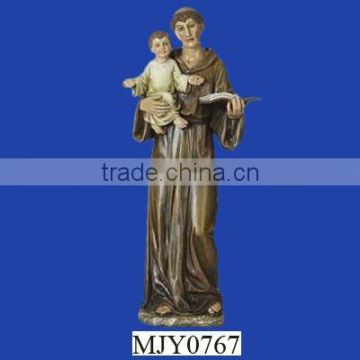 14inch Custom St. Anthony Figure Resin Character Statue