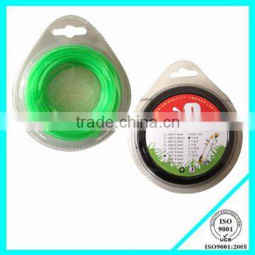 Nylon grass trimmer line,nylong trimmer line with blister package