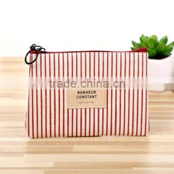 Concise Style/Custom Various Designs Jute Canvas Retro Coin Purse photo-4