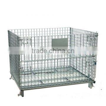 Hot Sale Easy Folding Storage Cage ,wire Container for Warehouse photo-3