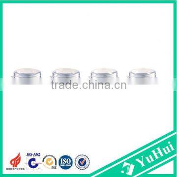 Rotating Cover Single Wall Square Cosmetic Jar