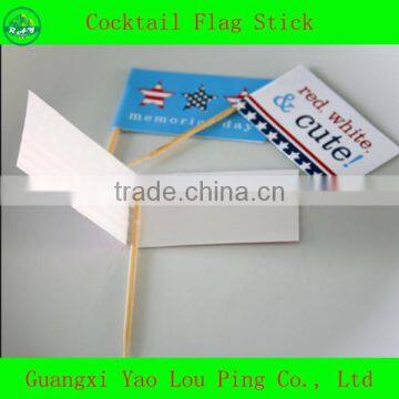 Wooden Toothpick Flag photo-2