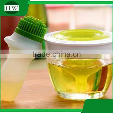 Kitchen Accessories Diy Tool Silicone Baking Cooking Bbq Barbecue Brush Oil Bottle Brush photo-3