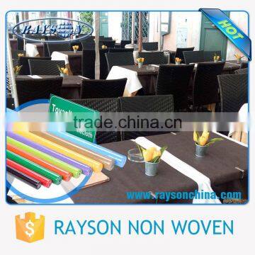 Hot Sale Banquet Use Waterproof Tablecloth Fabric Wholesale