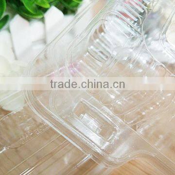 Cheap OPS Plastic Hinged Plastic Cake Carrier Container Packaging for Pastry photo-3