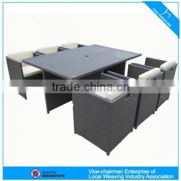 F- powder coating outdoor rattan table and chair (CF829)