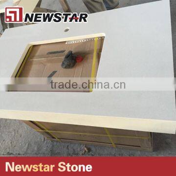 Newstar American Hote Project Pure White Quartz Vanity Top photo-3
