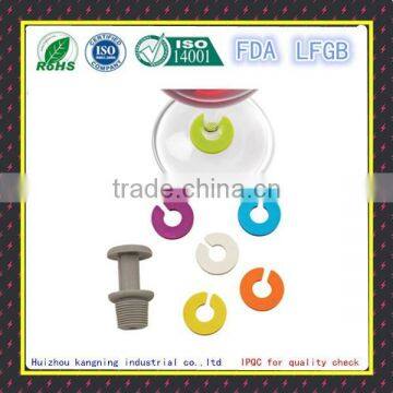 Food Grade Funny Wine Glass Markers,colorful Glass Markers,silicone Drink Marker photo-2