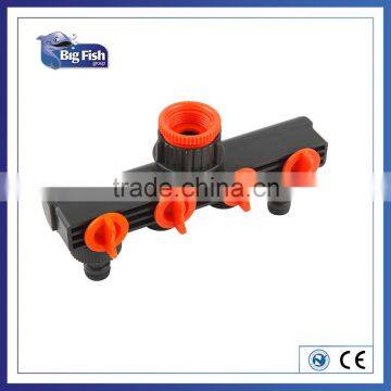 4 Way water tap connector for hose reel connector