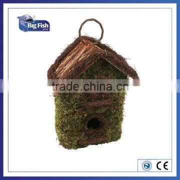 2017 cheap price unfinished natural color wooden bird house