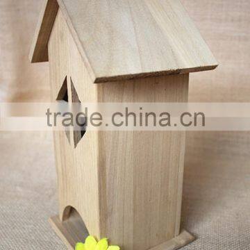 Wooden Carved Bird Miniature Wood Crafts Houses for Sale photo-5