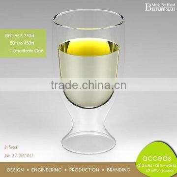 Clear Borosilcate Glass Double Wall Tumbler photo-5