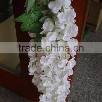 Dry Vine Bulk Silk Long Flower Vine Wedding Party Decoration Pure White Vine photo-3