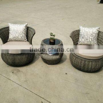 Man-made Fibre Wicker Chair/Aluminum Rotatable Chair/Gardern Outdoor Sofa Set (BP-232R) photo-2