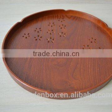 100%Handmade Natural Wooden Fruit Tray photo-2
