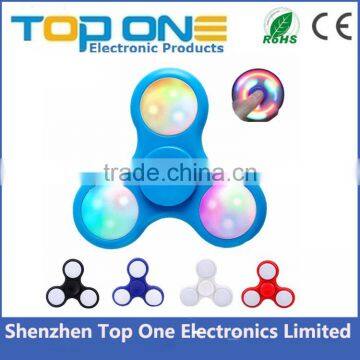 Hot sale customized anxiety release ABS LED fidget spinner, hand spinner, finger spinner