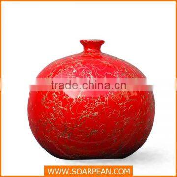 Party Ornaments Fiberglass Round Flower Vase photo-5
