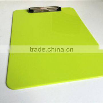 A4 Green Plastic Paper Holder Clipboard photo-4