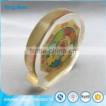 China Factory Desk Acrylic Paperweight Acrylic Coin Holder photo-5