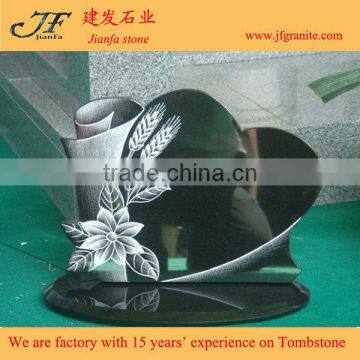 Types Of Small Carved Granite Tombstone With Flower Carving photo-4