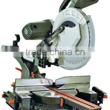 12in 2000w Power Aluminum Wood Working Cutting Saw Machine Portable Belt-driven 305mm Double Bevel Slide Miter Saw GW8038