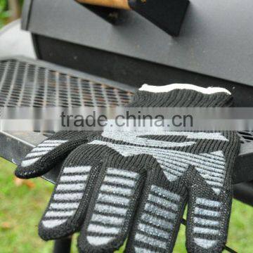 BBQ Grill Cooking Gloves, Iron Throne 932 F Extreme Heat Resistant Oven Mitts & BBQ Accessories-14" Long photo-6