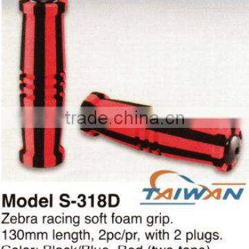 Zebra racing soft foam grip