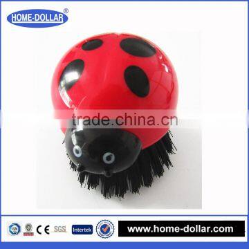 professional new design animal shaped ball toy plastic small round kitchen dish brush