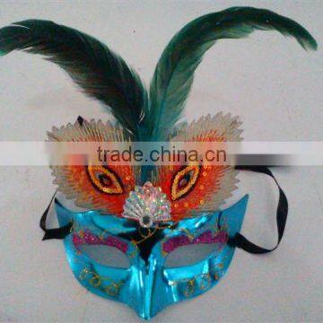 party mask peacock decoration accessory