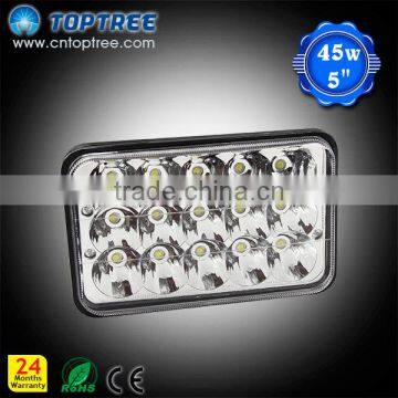 45W Led Headlight conversions 15 Chip sealed beam to H4 harness