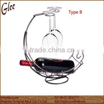 Stainless Steel Metal Wine Bottle Holder photo-2