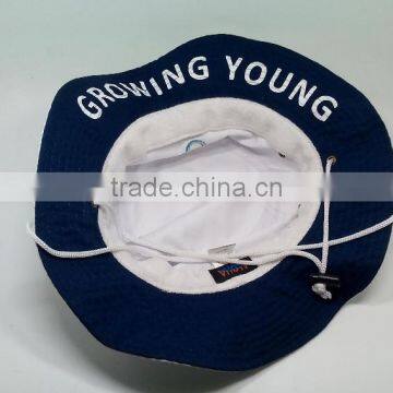 Customized Outdoor Leisure Sports Cap Fisherman Fishing Cap Big Brim Hat photo-4