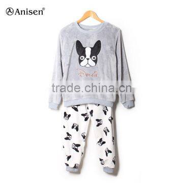 manufacturer clothing oem women's fleece sleepwear