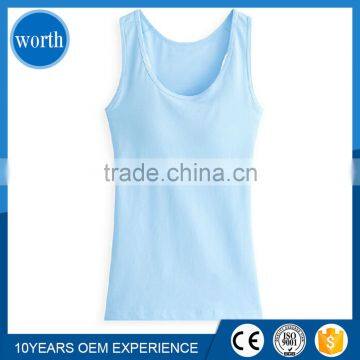 Ladies Gym Singlets/ Gym Tank Top /Wide Neck Tank Top