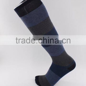 Autumn Winter Season 200 Needles Melanged Cotton Yarn Knee High Socks Men photo-5