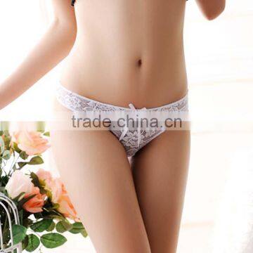 Stock Whole Sale Jacquard Weave Transparent Cute Sey Panties G String Women Cotton Transprent Low Waist Thongs Underwear Briefs photo-2