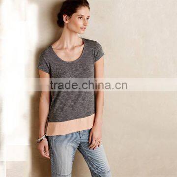China Manufacturer High Quality Fashion Polyester t Shirt Fabric Types photo-2
