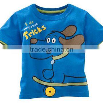 boys fashion short sleeve cartoon t-shirts kids summer tops