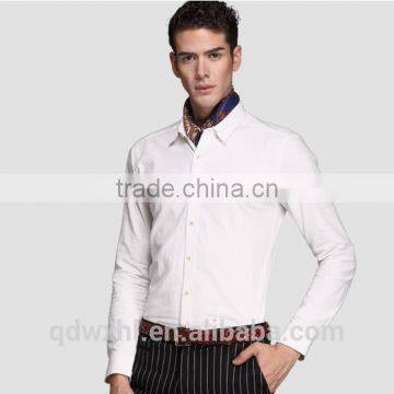 modern purple slim fit high quality bespoke men shirt with concealed buttons