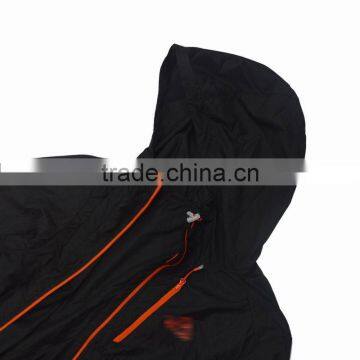 Soild Black Super Thin Fall Wearing Jacket Coat Mens Online Shopping photo-3