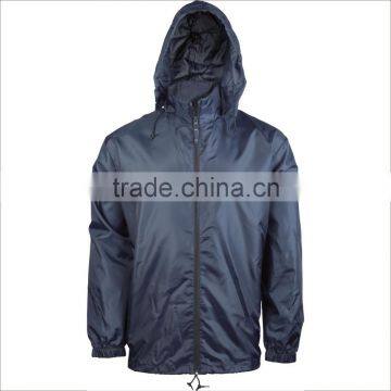 Guangzhou Custom Hooded Mens Windbreaker In Colors photo-2