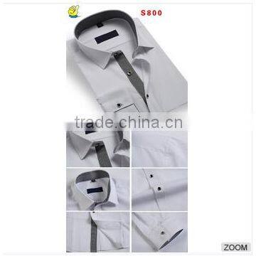 Men's Fashion Casucal Short Sleeve Cotton Denim Shirt 2015 Spring Summer photo-4