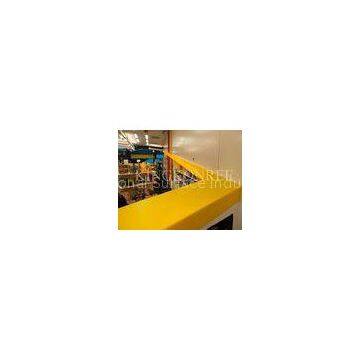 Yellow Eased Edge Resteraunt Artificial Quartz Solid Surface Countertop 30mm Thickness