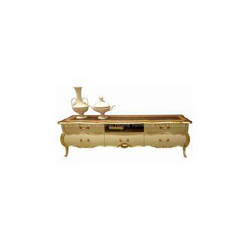 TV stand Neo Classical solid wood furniture living room furniture China Supplier FTV-105