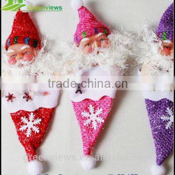 6"New customized christmas hang decoration santa claus pendant