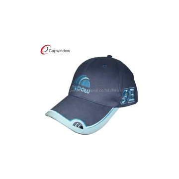 Sky Blue Application Embroidery Peak Childrens Baseball Caps