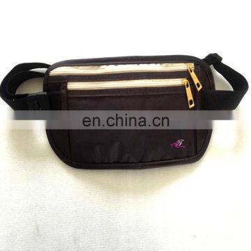 Fashion Ripstop RFID Customized Brown Money Belt