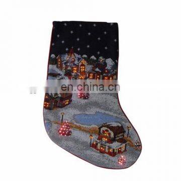 Wholesale christmas stockings with LED light