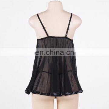 Hot Sexy Transparent Plus Size Girls Sex Nighties photo-6